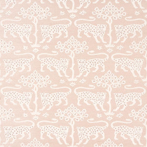 Schumacher Wallpaper Woodland Leopard Sisal Petal 5012302