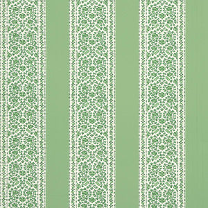 Schumacher Wallpaper Jasmine Leaf Green 5014341