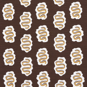 Schumacher Fabric Elsa Amber 180860
