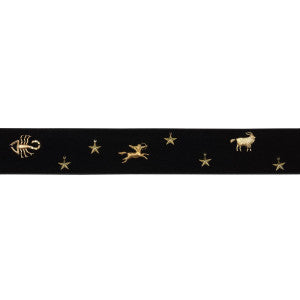 Schumacher Trim Carmen Velvet Tape Black 82870
