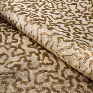 Schumacher Fabric Janis Velvet Champagne 75224