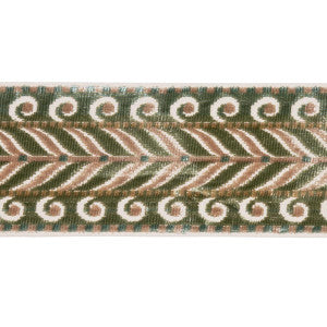 Schumacher Trim Marion Velvet Tape Jade 77626