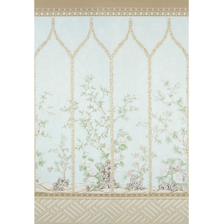 Victoria Mineral 5015400 by Schumacher Designer Wallpaper Panels 100.0" - Swanky Fabrics -