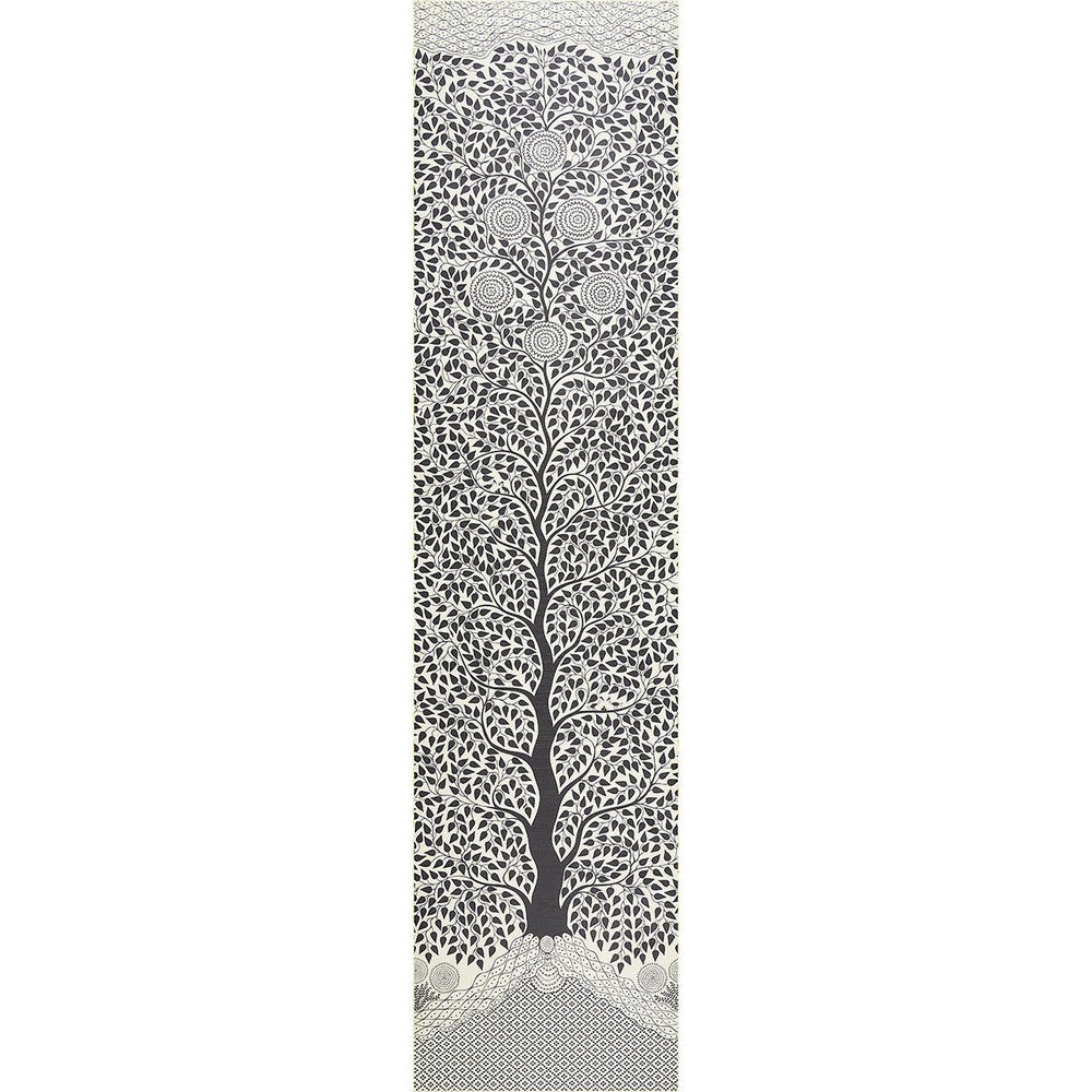 Kayon Sisal Panel Black 5013723 by Schumacher Designer Wallpaper Textured Wallcoverings & Printed Grasscloths 35.0" - Swanky Fabrics -