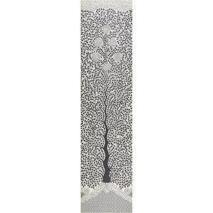 Schumacher Wallpaper Kayon Sisal Panel Black 5013723