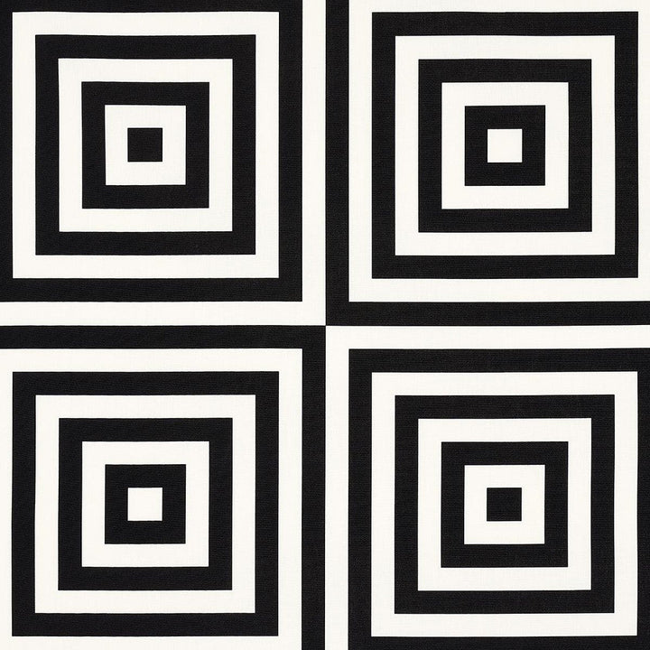 Roxbury Indoor/Outdoor Black 180921 by Schumacher Designer Fabric Swing Time Indoor/Outdoor 54.0" - Swanky Fabrics -