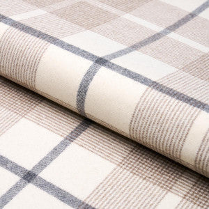 Schumacher Fabric Montana Wool Plaid Neutral 66664