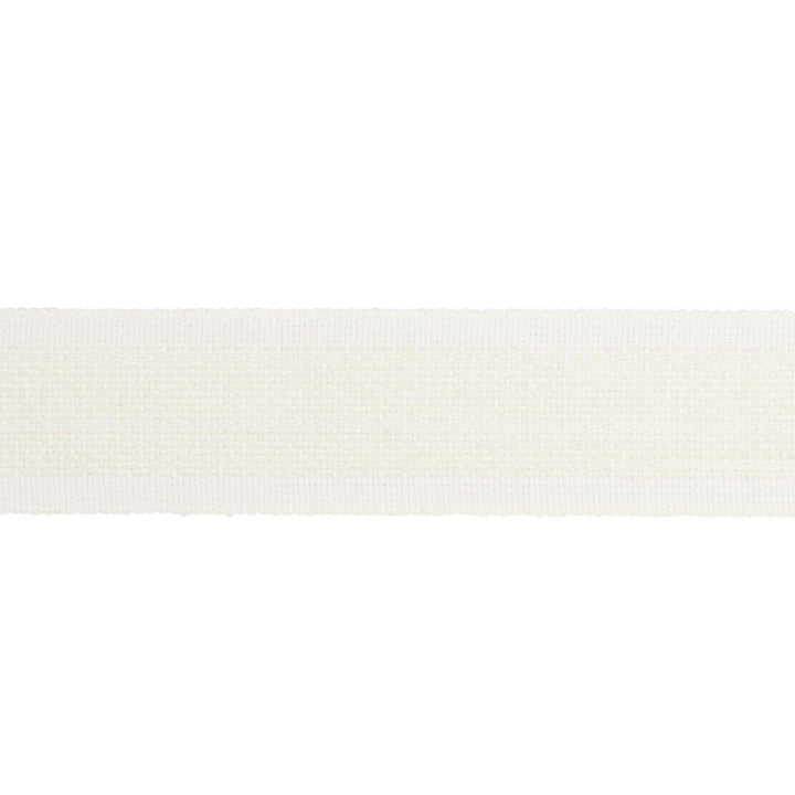 Cardiff Tape Ivory 83380 by Schumacher Designer Trim Patterson Flynn 1.0" - Swanky Fabrics -