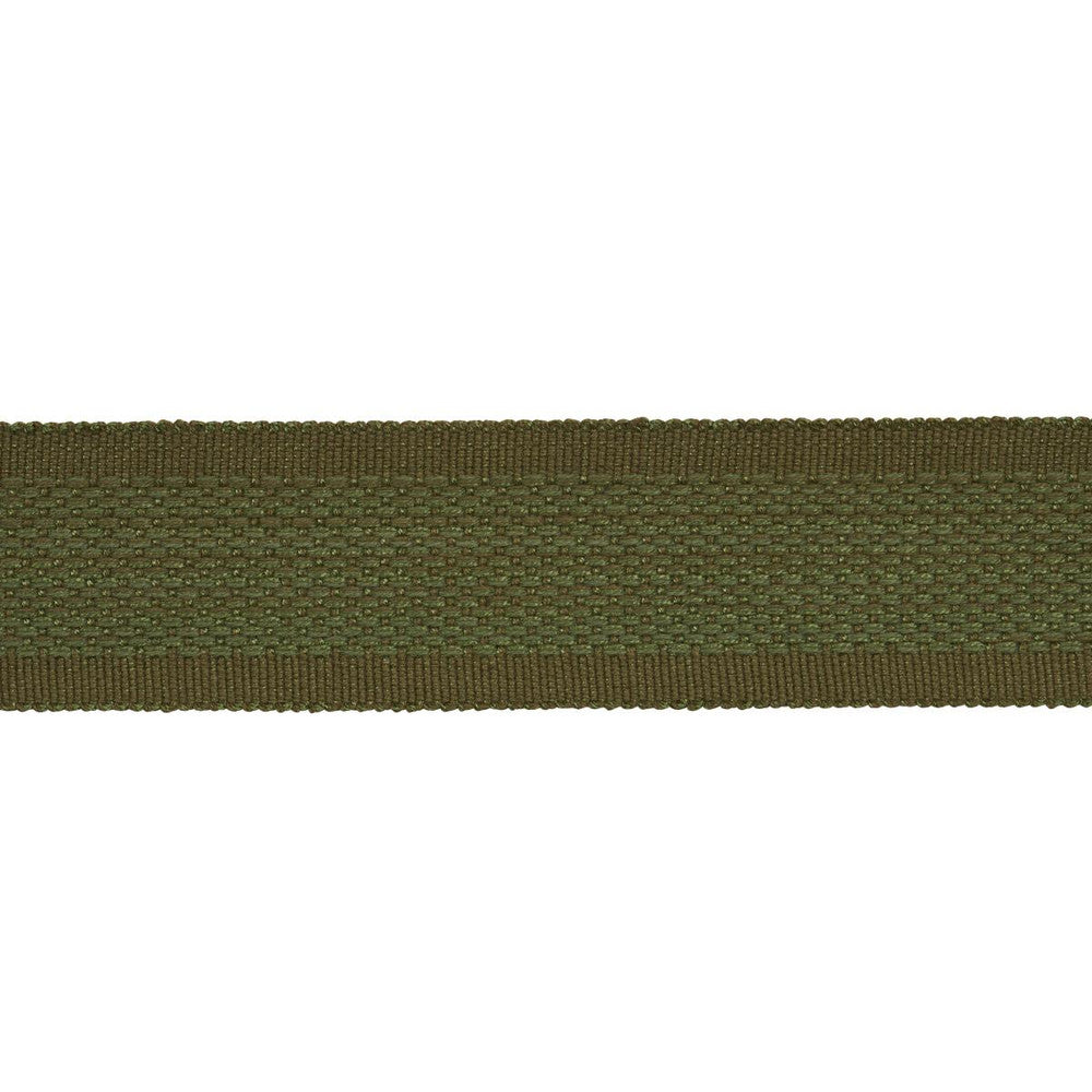 Cardiff Tape Green 83383 by Schumacher Designer Trim Patterson Flynn 1.0" - Swanky Fabrics -