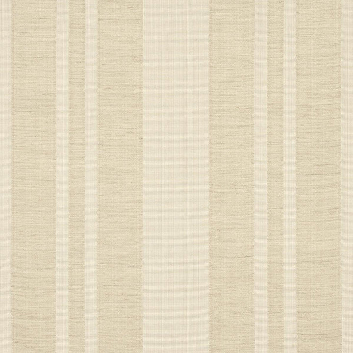 Simon Wool Linen Stripe Natural 83261 by Schumacher Designer Fabric Patterson Flynn 13.75" - Swanky Fabrics -
