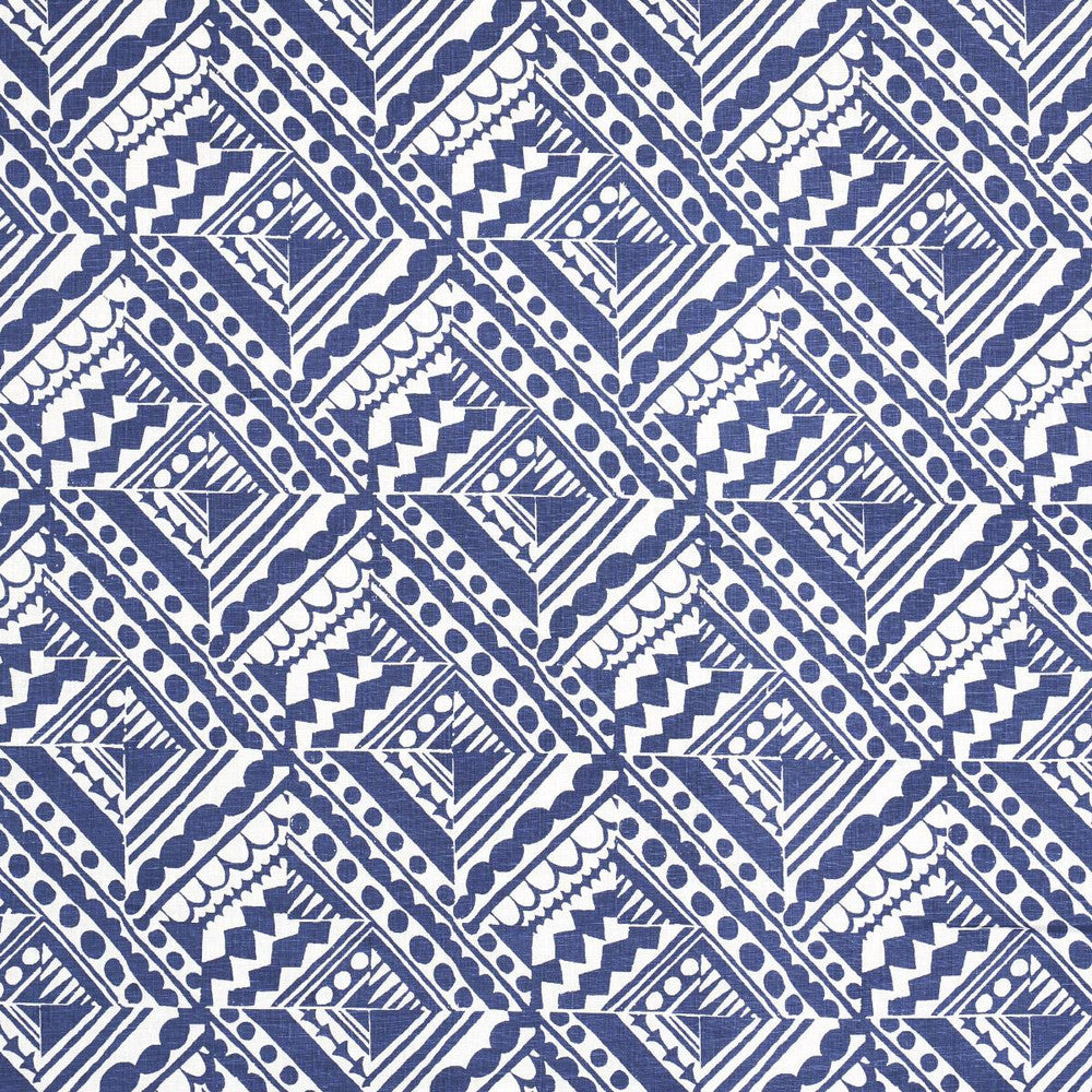 Topsy Turvy Navy 181492 by Schumacher Designer Fabric Drusus Tabor 9.0" - Swanky Fabrics -