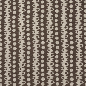 Schumacher Fabric Trickledown Brown On Natural 181553