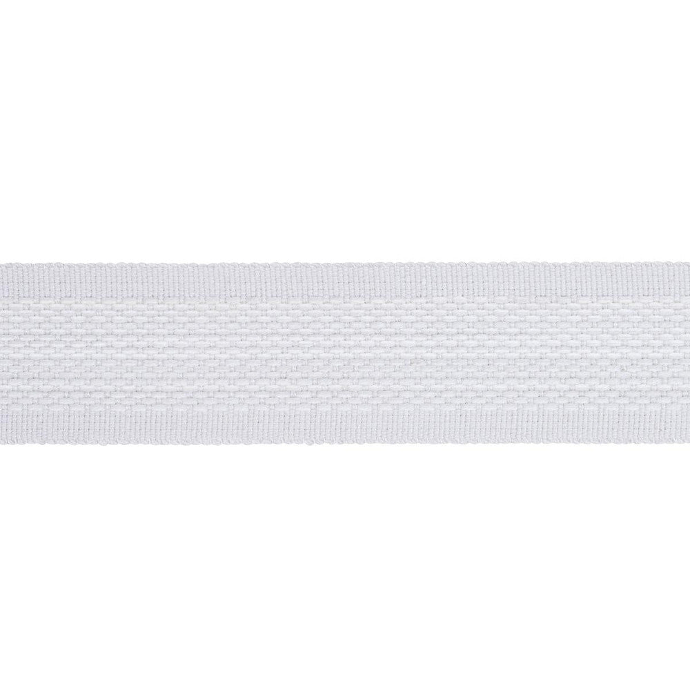 Cardiff Tape Grey 83384 by Schumacher Designer Trim Patterson Flynn 1.0" - Swanky Fabrics -