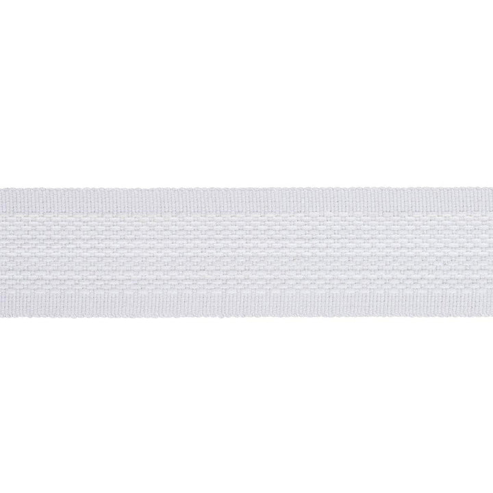 Cardiff Tape Grey 83384 by Schumacher Designer Trim Patterson Flynn 1.0" - Swanky Fabrics -