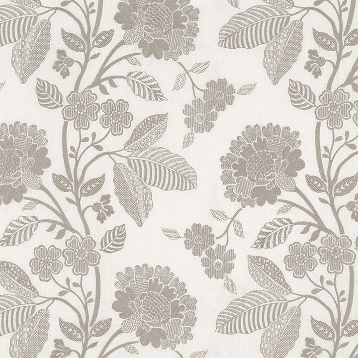 Elspeth Dove 69161 by Schumacher Designer Fabric COUNTRY CHIC LINEN 68% SPUN POLYESTER 32% INDIA </p><p>Repeat: Horizontal: 26 1/4" (67CM) and Vertical: 30 1/4" (77CM) 52.5 - Swanky Fabrics -