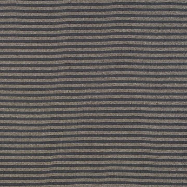 Geoffrey Metallic Stripe Carbon 69240 by Schumacher Designer Fabric Understated-Luxury 74% Viscose, 26% Cotton Wyzenbeek 15,000 Horizontal: - and Vertical: 1.25 54.25 - Swanky Fabrics -