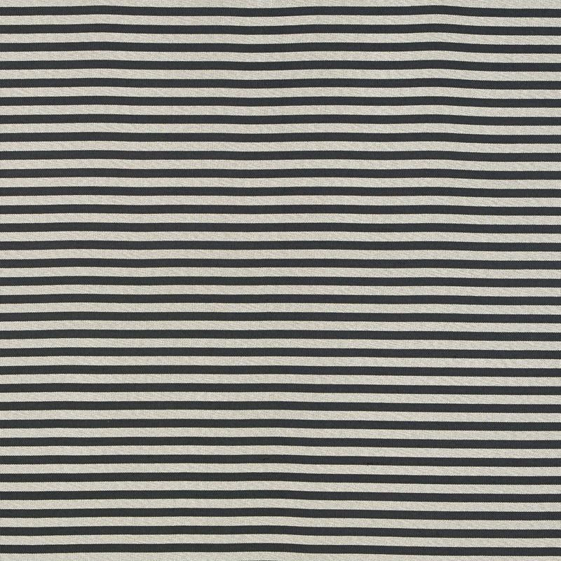 Geoffrey Metallic Stripe Smoke 69241 by Schumacher Designer Fabric Understated-Luxury 74% Viscose, 26% Cotton Wyzenbeek 15,000 Horizontal: - and Vertical: 1.25 54.25 - Swanky Fabrics -