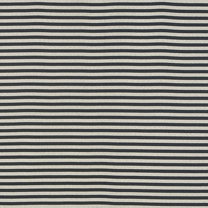 Geoffrey Metallic Stripe Smoke 69241 by Schumacher Designer Fabric UNDERSTATED LUXURY VISCOSE 74% COTTON 26% UNITED STATES OF AMERICA WYZENBEEK 15,000 </p><p>Repeat: Horizontal: and Vertical: 1 1/4" (3CM) 54.25 - Swanky Fabrics -