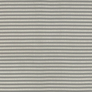 Schumacher Fabric Geoffrey Metallic Stripe Mercury 69243