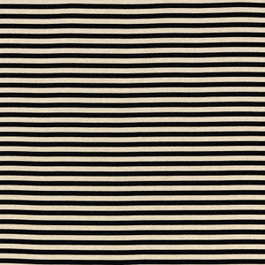 Schumacher Fabric Geoffrey Metallic Stripe Obsidian 69245