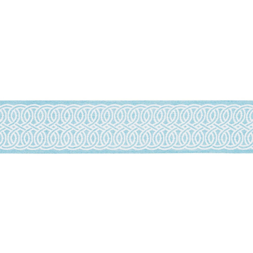 Infinito Indoor/Outdoor Sky 83543 by Schumacher Designer Trim Statement Trims - Swanky Fabrics -