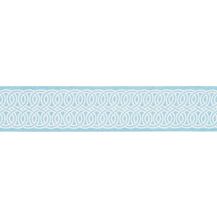 Infinito Indoor/Outdoor Sky 83543 by Schumacher Designer Trim Statement Trims - Swanky Fabrics -