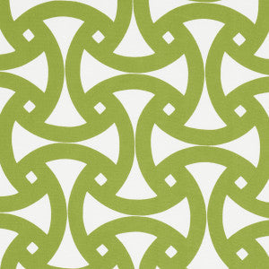Schumacher Fabric Santorini Print Indoor/Outdoor Fern 181081