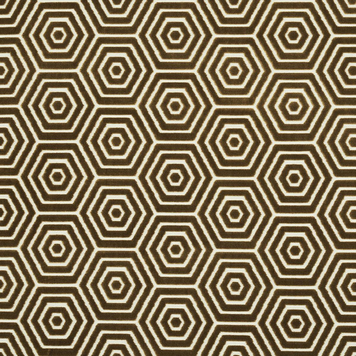 Bees Knees Cut Velvet Gold 83210 by Schumacher Designer Fabric Mary Mcdonald 7.0" - Swanky Fabrics -