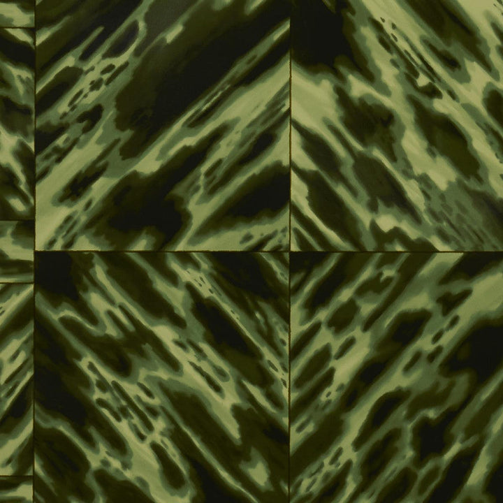 Tortoise Shell Amazon 5015371 by Schumacher Designer Wallpaper Celerie Kemble 27.0" - Swanky Fabrics -