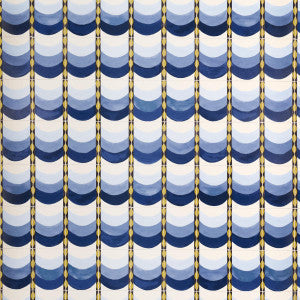 Schumacher Wallpaper Sintra Blue 5015350