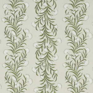 Schumacher Wallpaper Tasmanian Mimosa Ivory & Green 5015362