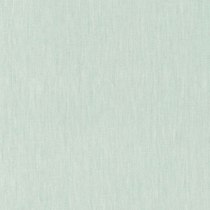 Lange Glazed Linen Aquamarine 69351 by Schumacher Designer Fabric PERFECT BASICS: LINEN, CHENILLE, UNION See Sample ITALY MEDIUM DUTY </p><p>Repeat: Horizontal: - and Vertical: - 55" WIDE (140CM) - Swanky Fabrics -