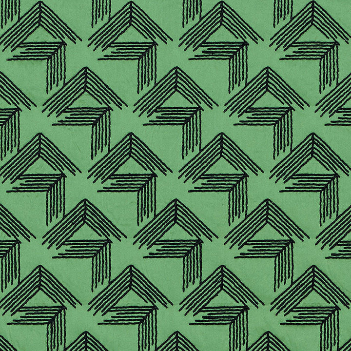 V Step Loden 69432 by Schumacher Designer Fabric MILES REDD See Sample INDIA MEDIUM DUTY </p><p>Repeat: Horizontal: 2" (5CM) and Vertical: 6 1/4" (16CM) 50 5/8" (129CM) - Swanky Fabrics -