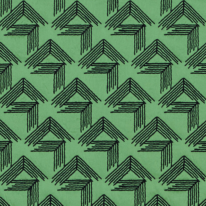 V Step Loden 69432 by Schumacher Fabric Schumacher Fabric V Step Loden 69432Fabric COTTON 38% INDIA </p><p>Repeat: H: HORZ. 2" (5CM) , V: VERT. 6 1/4" (16CM) 50.625 - Fabric Carolina -