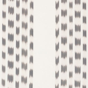 Schumacher Fabric Izmir Stripe Grey 69473