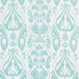 Schumacher Fabric Kiva Embroidered Ikat Sky 69481