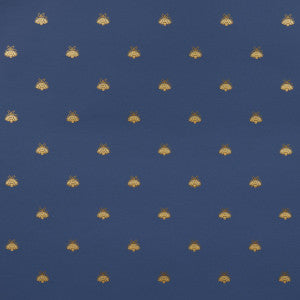 Schumacher Wallpaper Hubert'S Bees Midnight & Gold 5015531