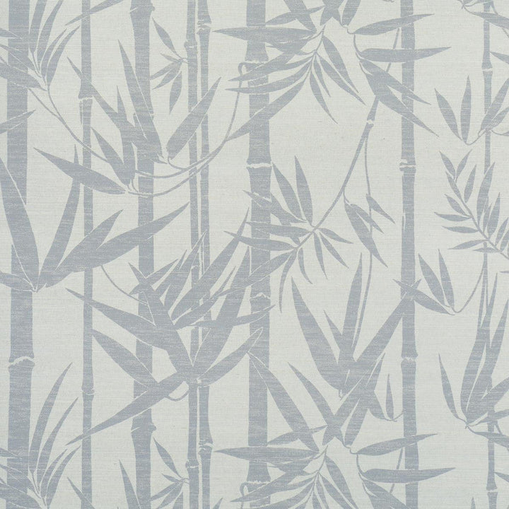 Les Bambous Sisal Mineral 5008314 by Schumacher Designer Wallpaper Jacaranda 33.5" - Swanky Fabrics -