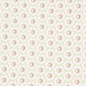 Schumacher Wallpaper Lucie Pink & Green 5015762