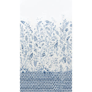 Schumacher Wallpaper Chinoiserie Grande Indigo 5015820