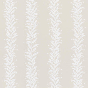 Schumacher Wallpaper Tendril Stripe Natural 5015491