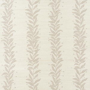 Schumacher Wallpaper Tendril Stripe Sisal Natural 5015561