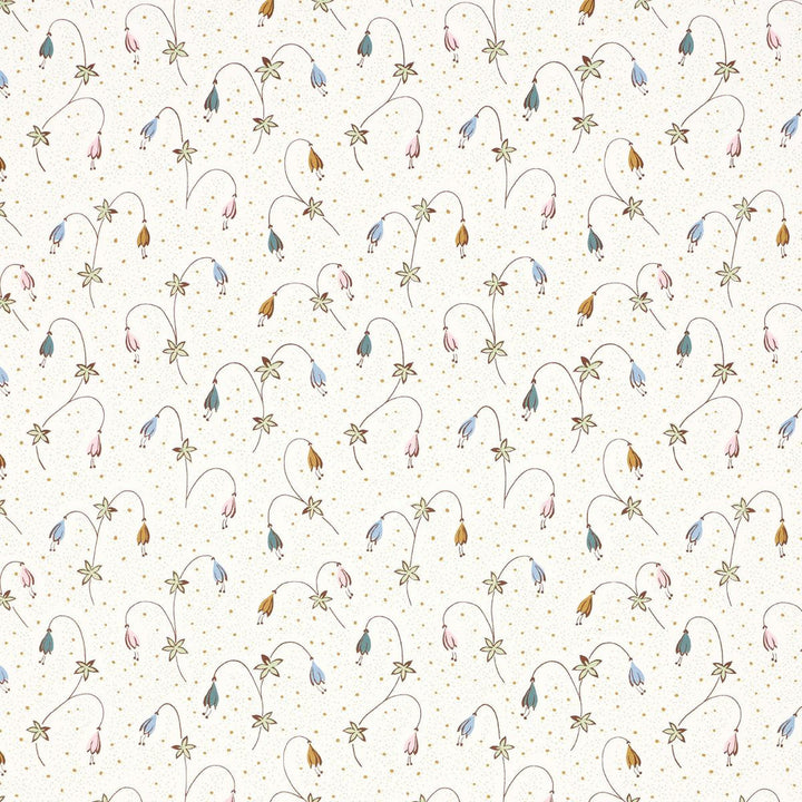 Lolly Floral Confetti 5015751 by Schumacher Designer Wallpaper Domino Effect 9.0" - Swanky Fabrics -