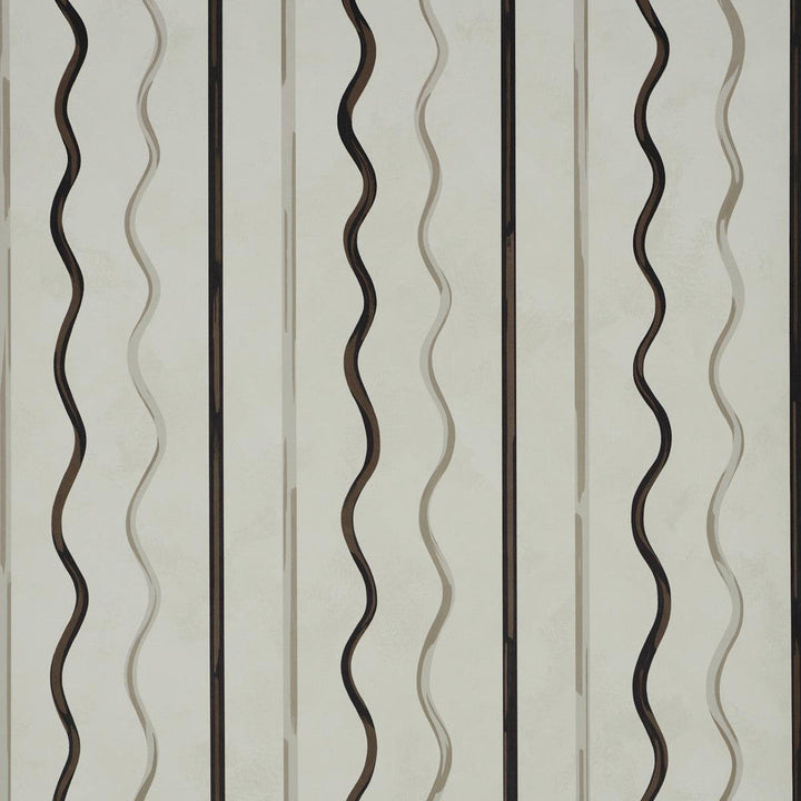 Affogato Ivory & Carbon 5015571 by Schumacher Designer Wallpaper Backdrop 27.0" - Swanky Fabrics -