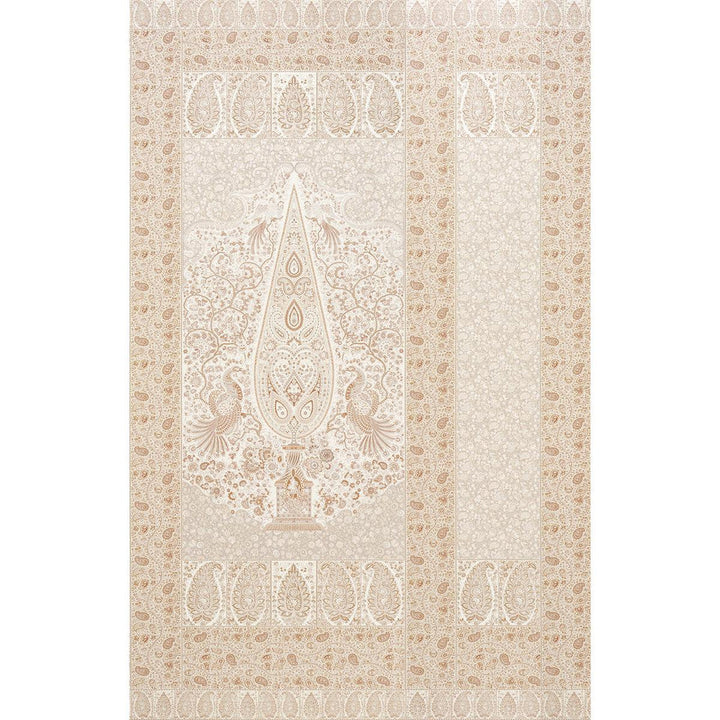 Colmery Paisley Parchment 5015511 by Schumacher Designer Wallpaper Le Max 81.0" - Swanky Fabrics -