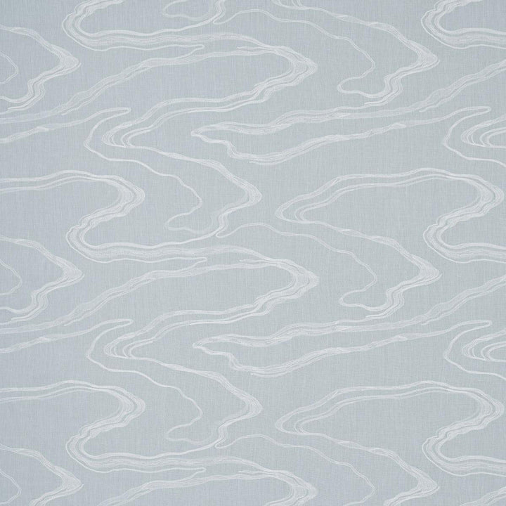 Desert Wind Embroidery Arctic 83520 by Schumacher Designer Fabric Earth And Sky 26.0" - Swanky Fabrics -