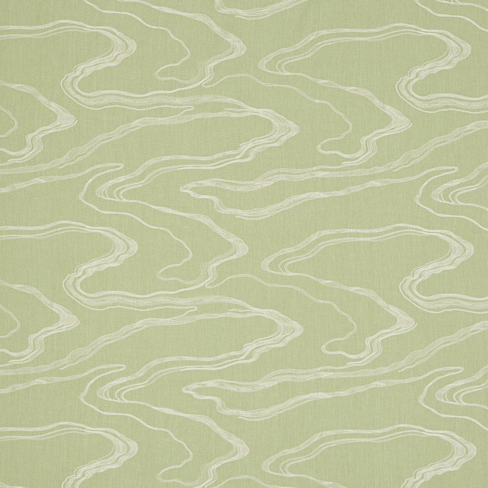 Desert Wind Embroidery Fern 83521 by Schumacher Designer Fabric Earth And Sky 26.0" - Swanky Fabrics -
