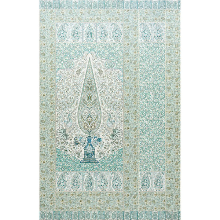 Colmery Paisley Peacock 5015510 by Schumacher Designer Wallpaper Le Max 81.0" - Swanky Fabrics -