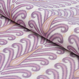 Schumacher Fabric Augustine Ikat Fuchsia 181272