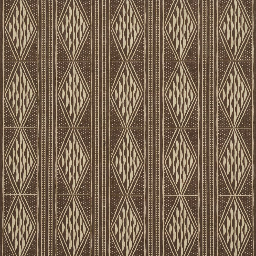Cassava Tobacco 5015420 by Schumacher Designer Wallpaper Earth And Sky 39.12" - Swanky Fabrics -